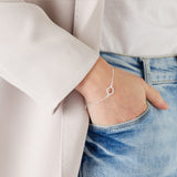 Accessorize London Women's Pave Cut Out Circle Bracelet