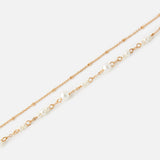 Accessorize London Layered Pearl Anklet