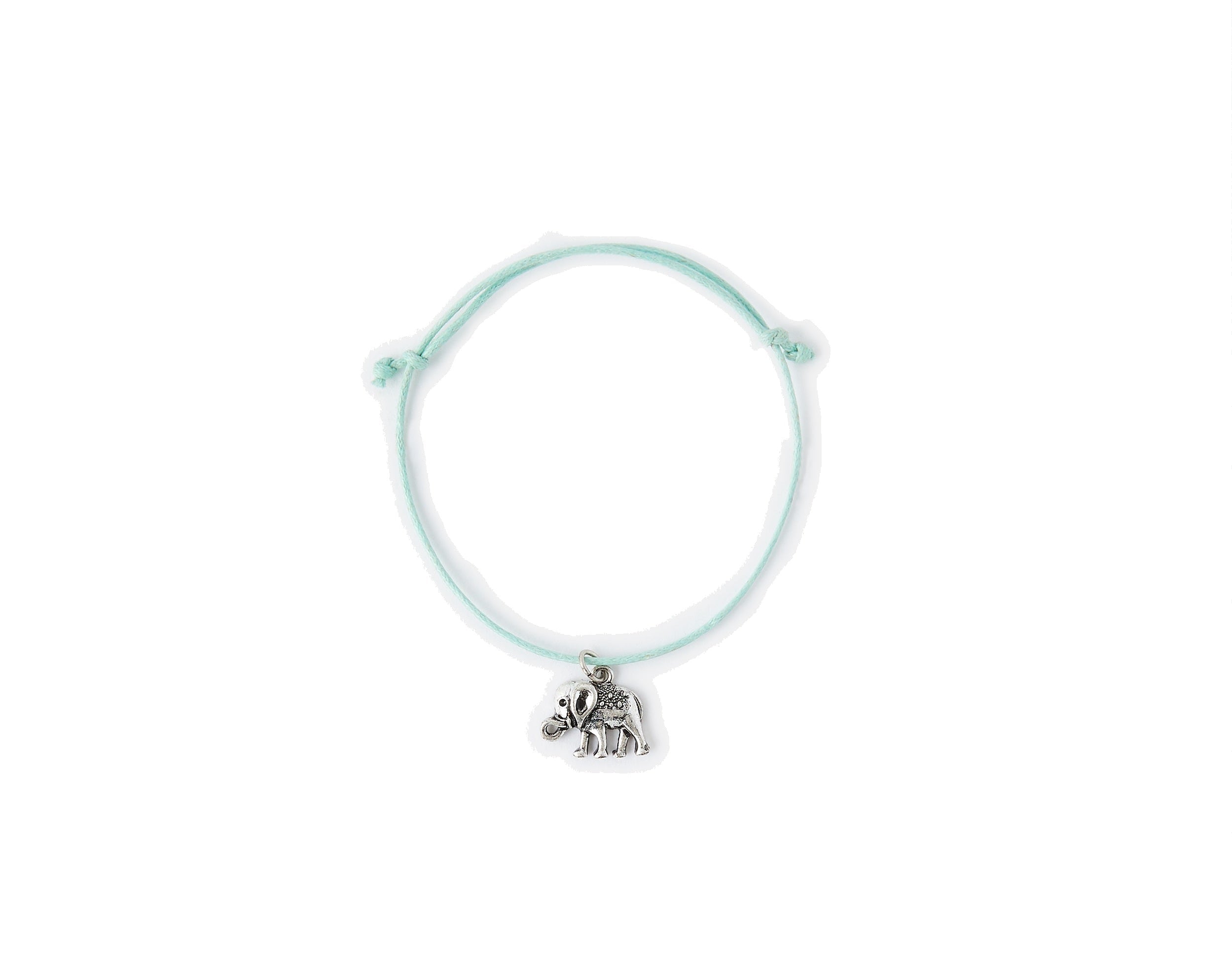 Accessorize London Ellie The Elephant Cord Anklet
