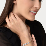 Accessorize London Women's Gold Love Stretch Bracelet