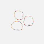 Accessorize London Set Of 3 Cute Smile Bracelet Pack