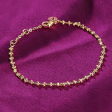 Real Gold Plated Delicate Bobble Bracelet For Women By Accessorize London