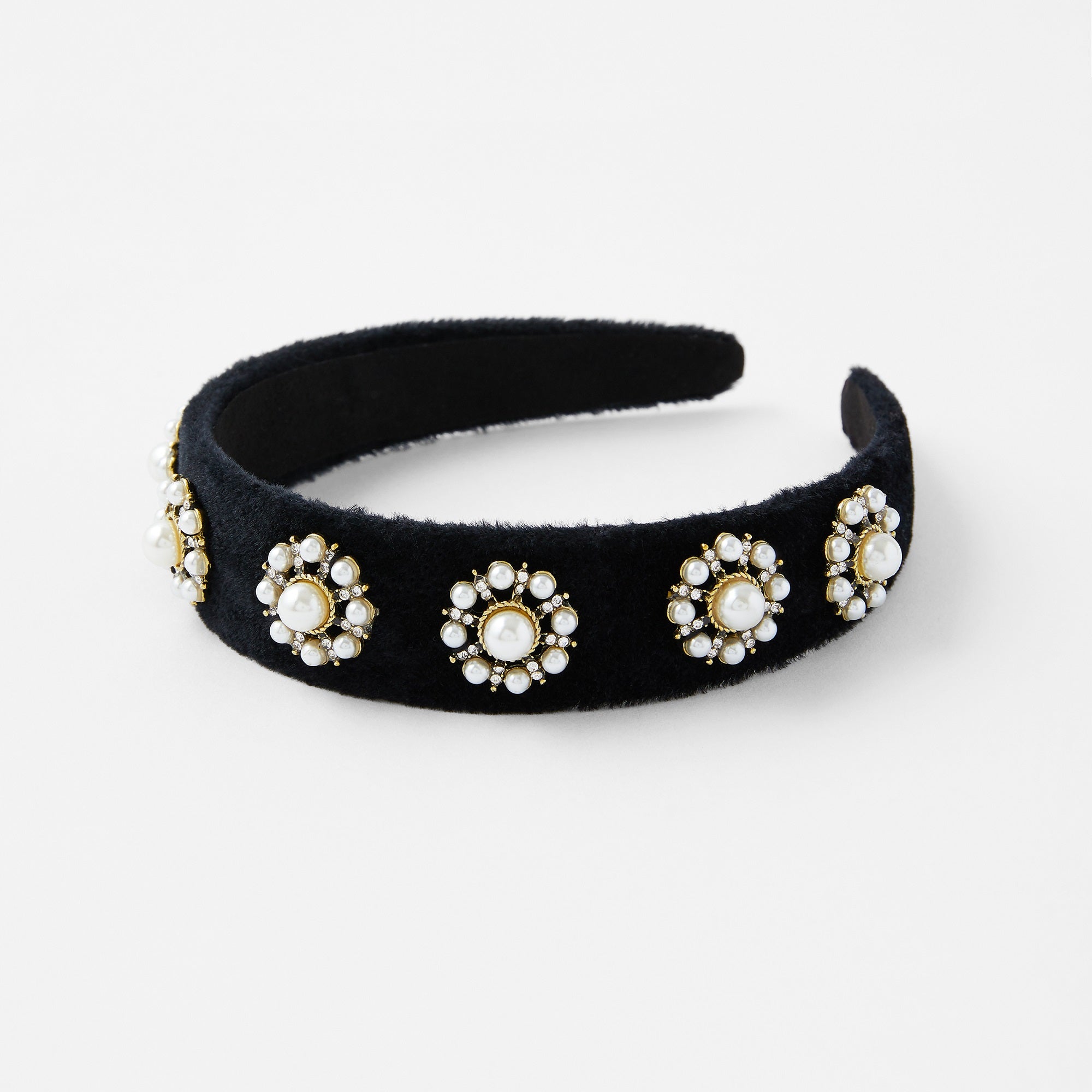 Accessorize London Pearly Brooch Alice Band