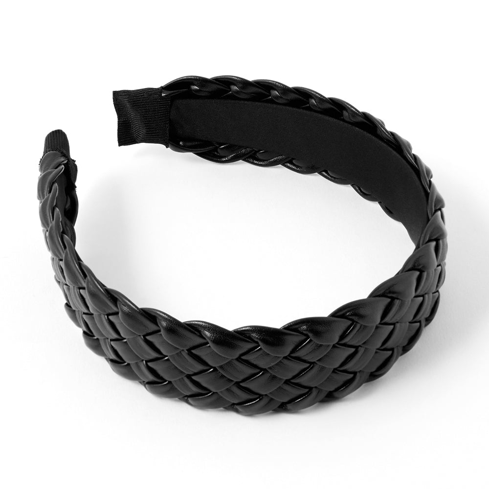 Accessorize London Pu Woven Alice Band