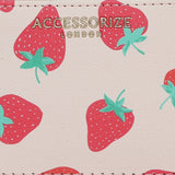Accessorize London Women's Strawberry Print Cardholder