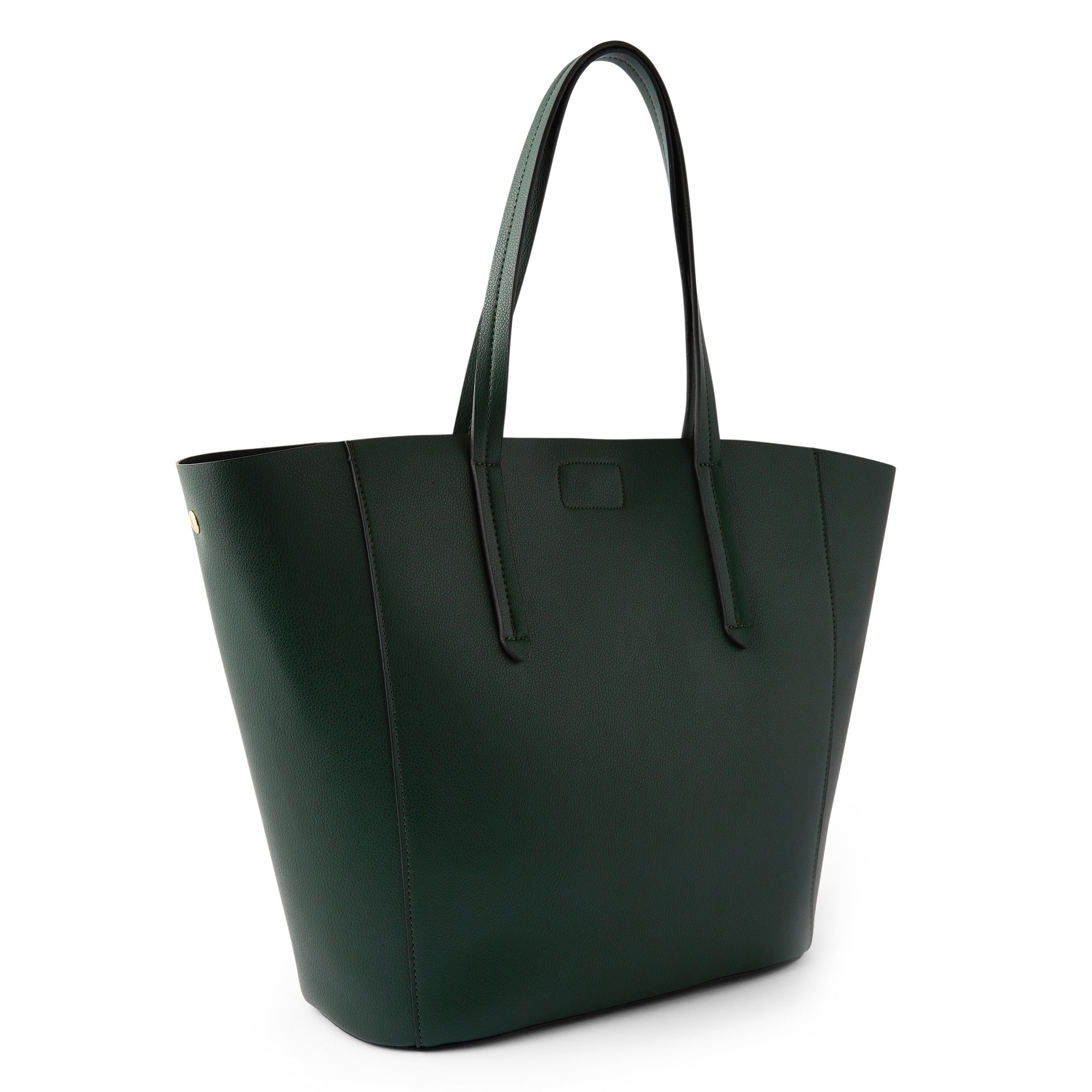 Accessorize London Women's Faux Leather Kayle Curve Tote Bag