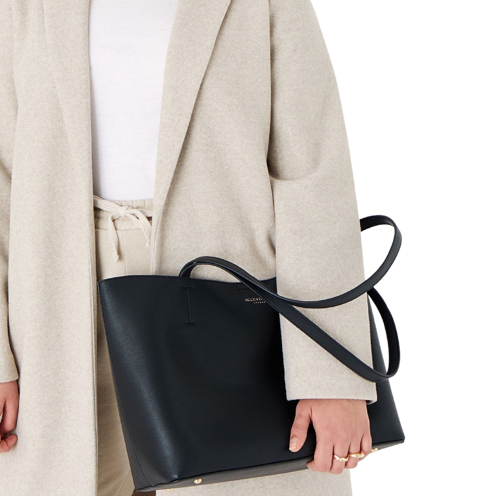 Buy Black Leo Tote Bag Online Accessorize India