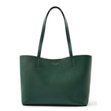 Accessorize London Women's Faux Leather Green Leo Tote Bag