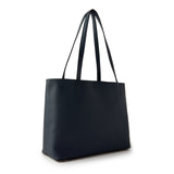 Accessorize London Women's Faux Leather Navy Leo Tote Bag