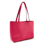 Accessorize London Women's Faux Leather Pink Leo Tote Bag
