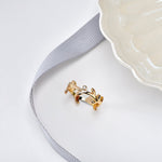 Accessorize London Women's Vine Wrap Ring Large