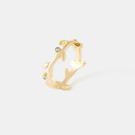 Accessorize London Women's Vine Wrap Ring Large