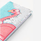 Accessorize London Sequin Flamingo Notebook