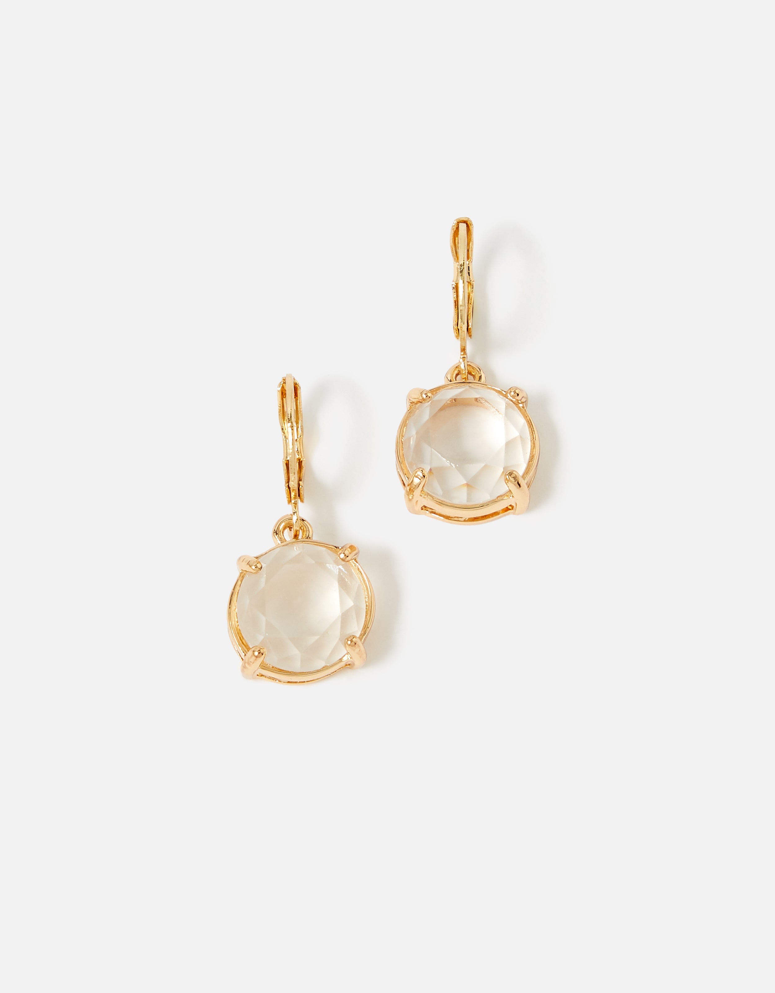 Moonstone gemstone and freshwater pearl gold hoop deals earrings