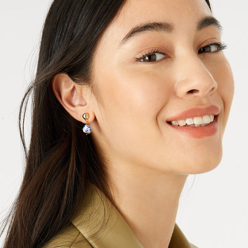 Accessorize London Women's Country Retreat Ceramic Bead Drop Earrin