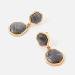 Accessorize London Women's grey Dfg Country Retreat Encased Stone Drop E