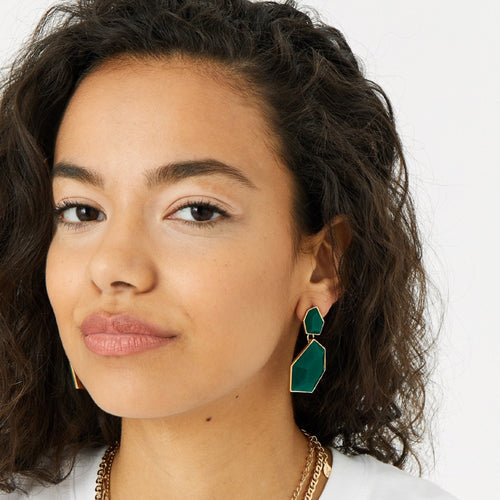 Accessorize London Women's  Reconnected Statement Stone Earring
