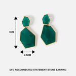 Accessorize London Women's Reconnected Statement Stone Earring