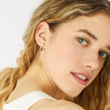 Accessorize London Women's Feel Good Set Of 3 Eclectic Tiny Drop Earrings