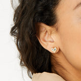 Accessorize London Women's Feel Good Set Of 10 Gems Stud Earrings