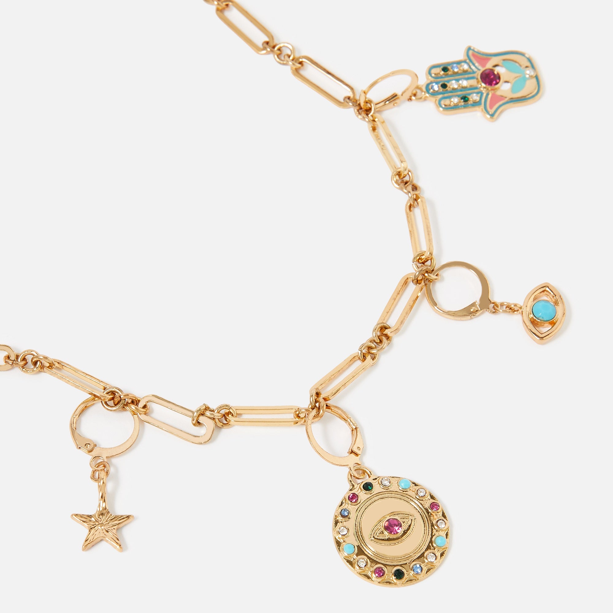 Buy Multi Feel Good Chunk Interchangeable Charm Necklace
