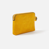 Accessorize London Resin And Reptile Coin Purse Yellow