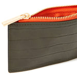 Accessorize London Women's Faux Leather Colourblock Zip Cardholder
