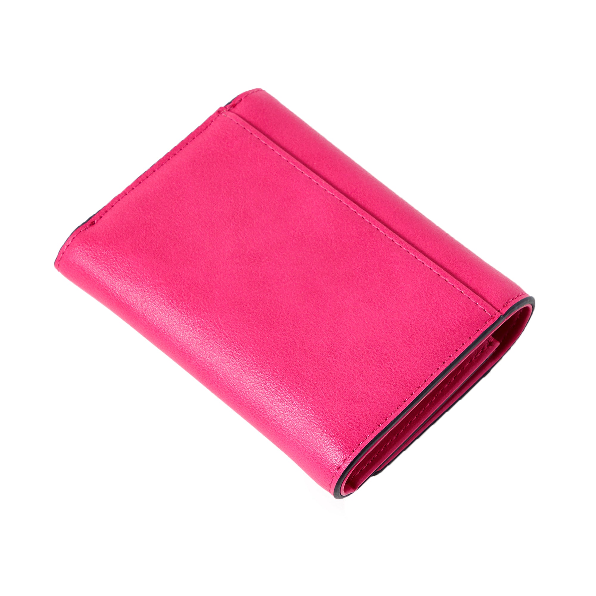 Accessorize London Women's Faux Leather Pink Stella Purse