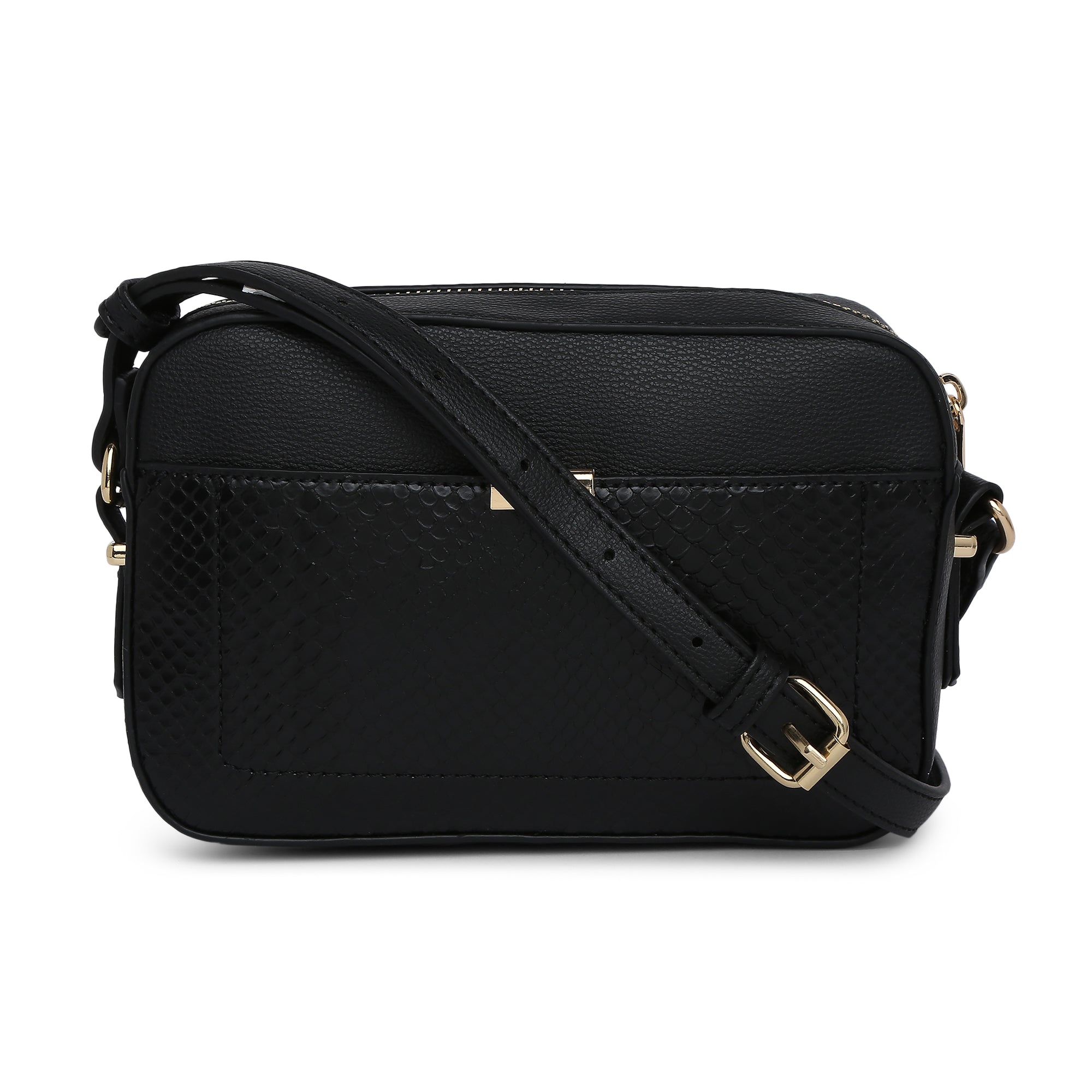Buy Black Erin Quilted Sling Bag Online - Accessorize India