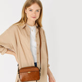 Accessorize London Women's Piper Tan Small Sling Handbag