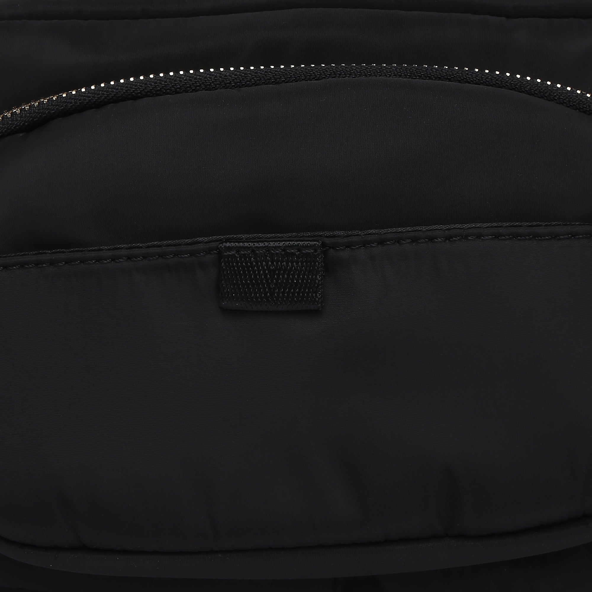 Accessorize London Women's Faux Leather Black Megan Nylon Large Sling Bag