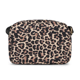 Accessorize London Women's Faux Leather Leopard Megan Nylon Large Sling Bag