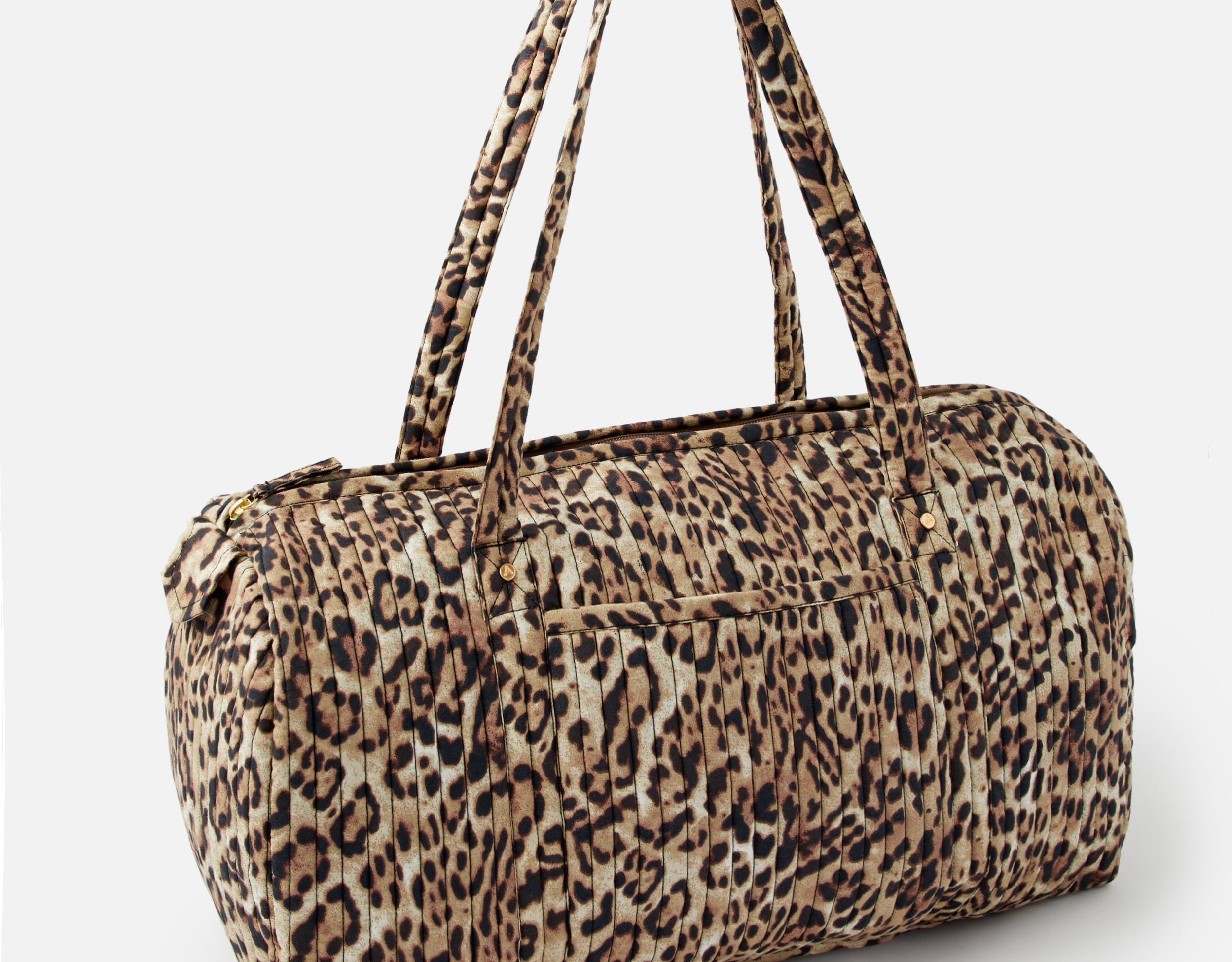Accessorize London Leopard Weekender Bag