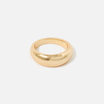 Accessorize London Women's Reconnected Round Edge Band Ring Small