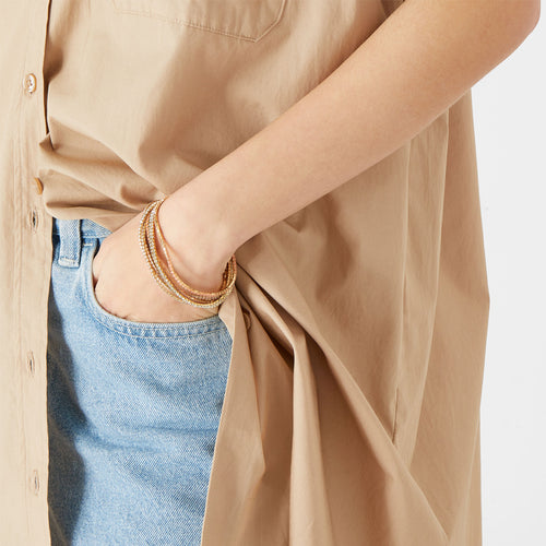 Accessorize London Women'S Pack Of 7 Faith Sparkle Stretch Bracelet