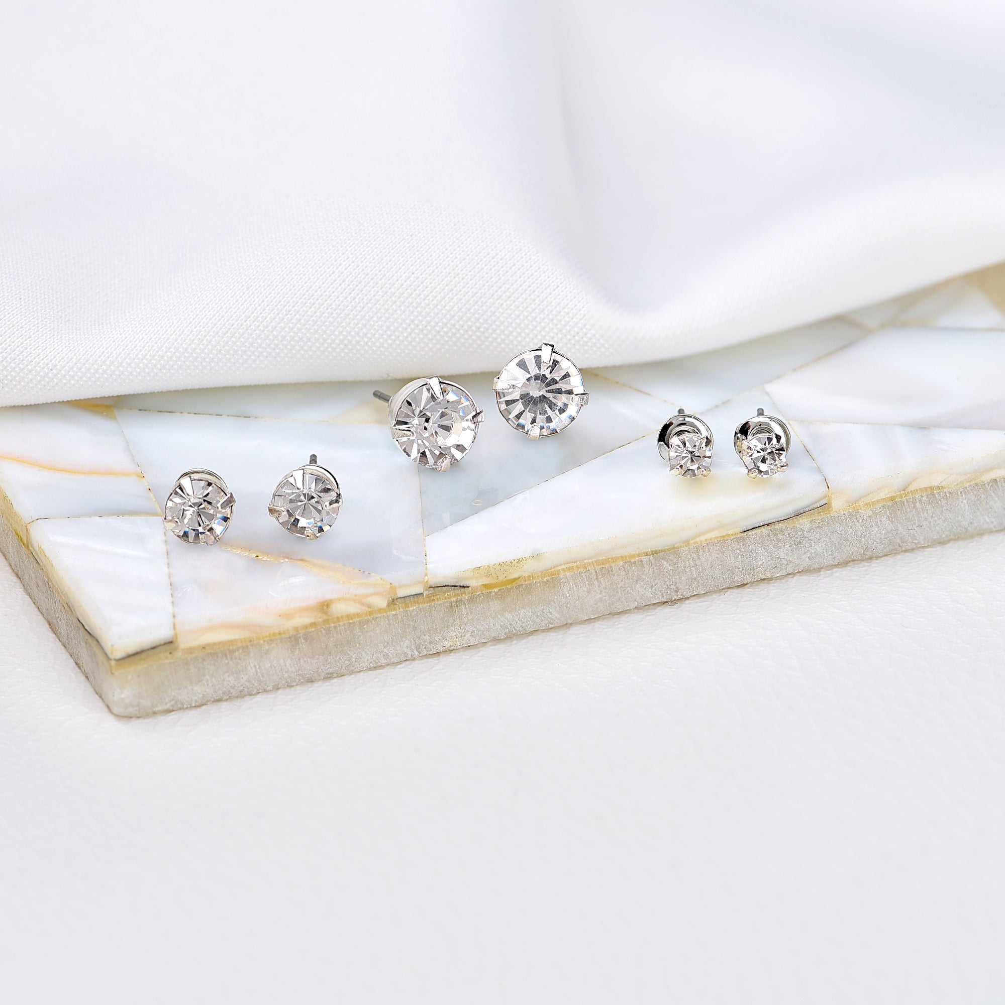 10K Yellow Gold 5 x 3 mm genuine Gemstone stud Earrings – Jewels4ever