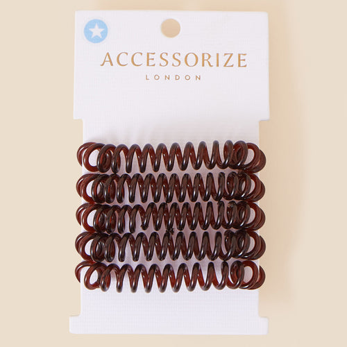 Accessorize London Women's 5x Telephone Ponies