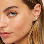 Accessorize London Women's Set of 15 Multi Stone Earring Pack