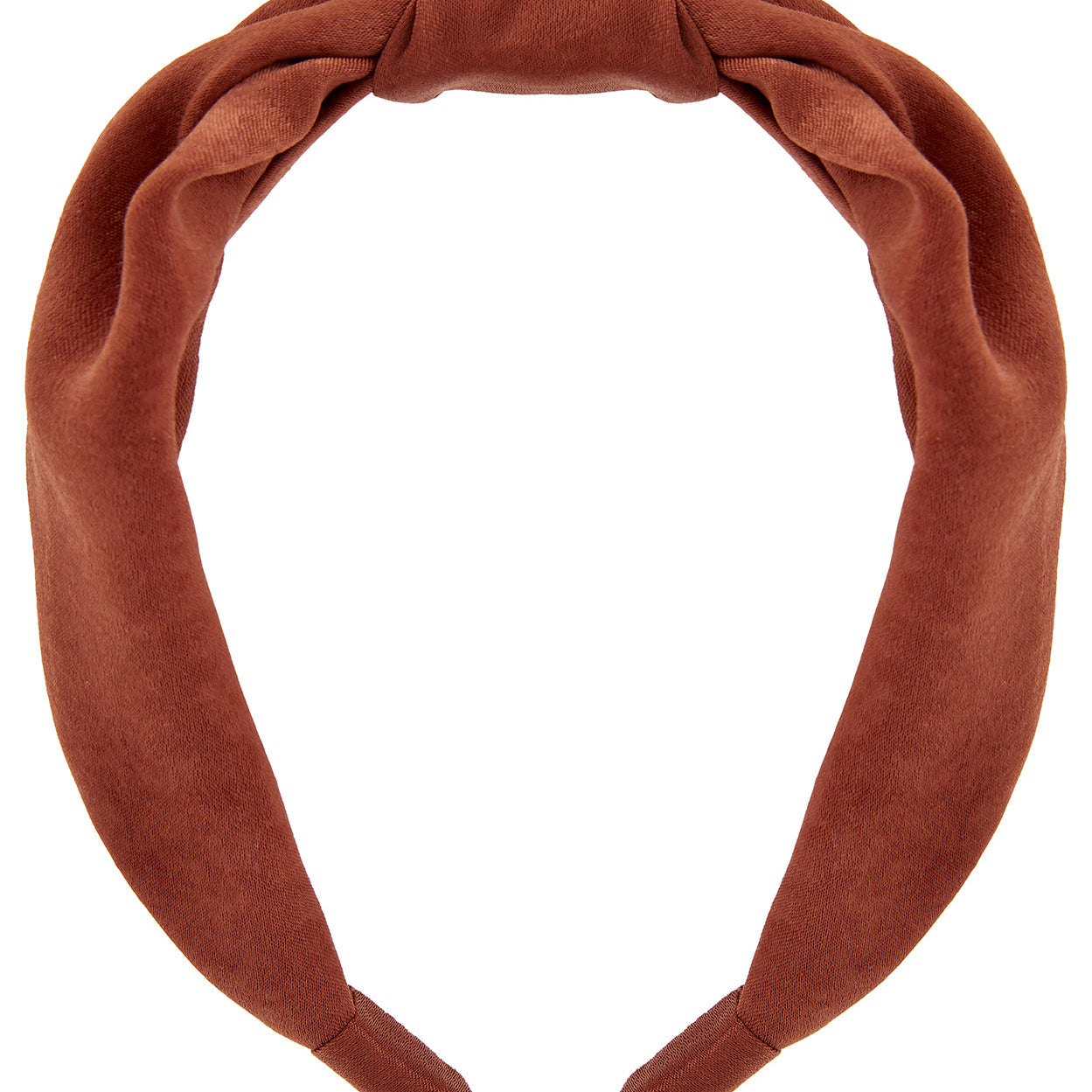 Accessorize London Women's Brown Wide Knot Alice Hair Band