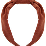 Accessorize London Women's Brown Wide Knot Alice Hair Band