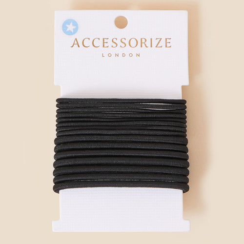 Accessorize London Women's Pack Of 15 Thick And Thin Ponies