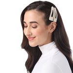 Accessorize London Pack Of 2 Pearly Snap Hair Clips
