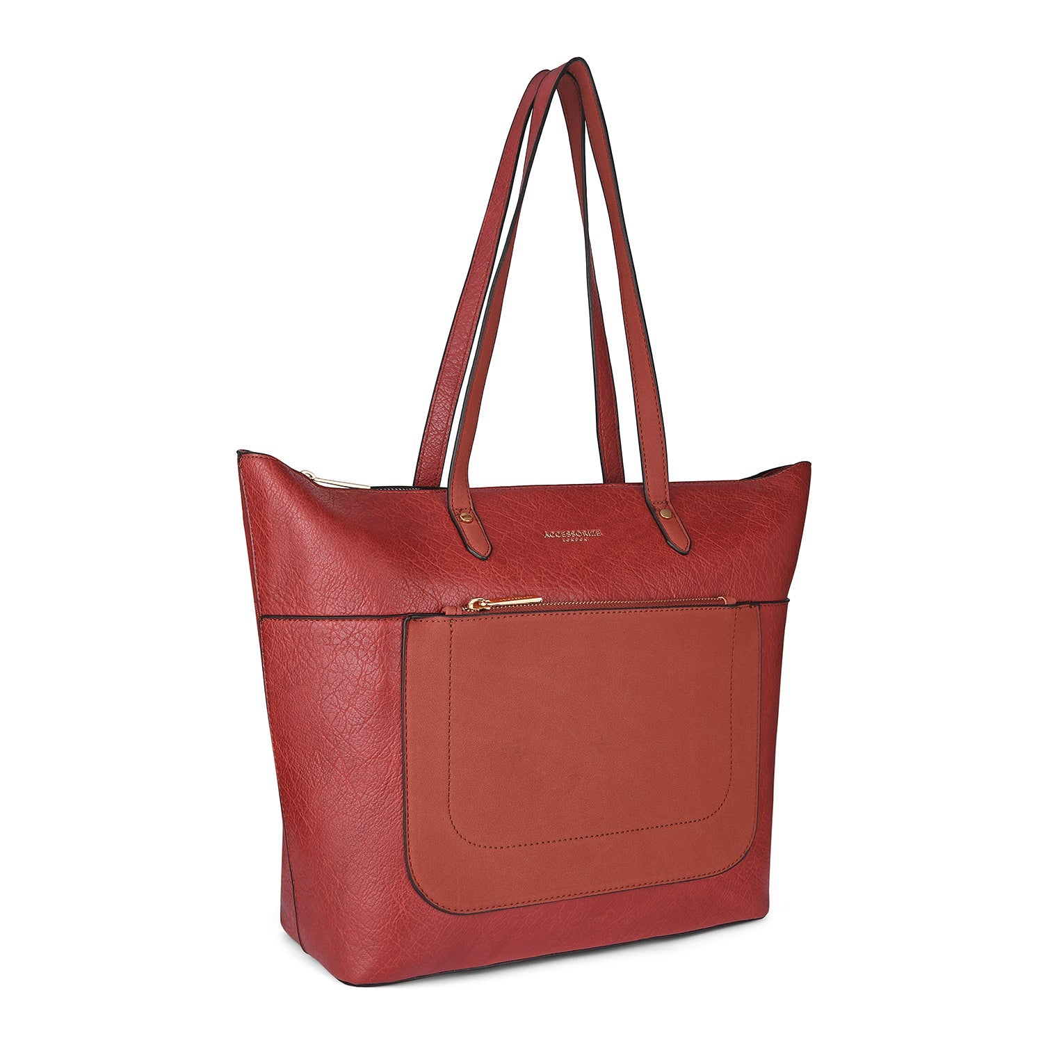 Buy Rust Orange Spacious Emily Tote Bag Online Accessorize India