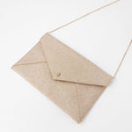 Accessorize London Women's Faux Leather Lily Glitter Envelope Clutch