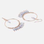 Accessorize London Women's Crystal Bead Drop Long Gold Earring