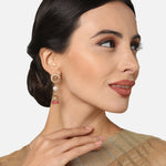 Accessorize London Women's Golden Short Drop Jhumka