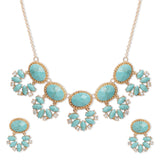 Accessorize London Turquoise Necklace Set