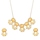Accessorize London Yellow Necklace Set