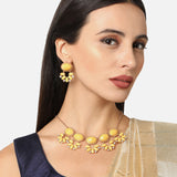 Accessorize London Yellow Necklace Set