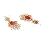 Accessorize London Red Gold Plated Earring Metal Drops & Danglers